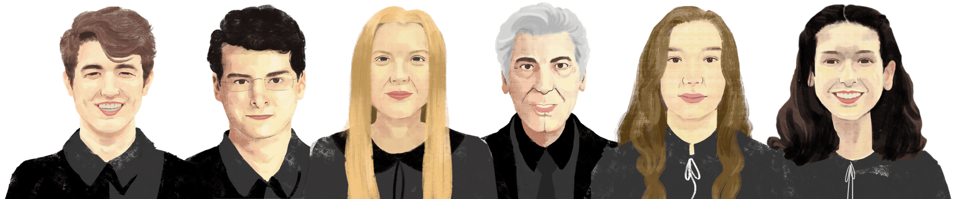 The YCOD team - illustrated portrait